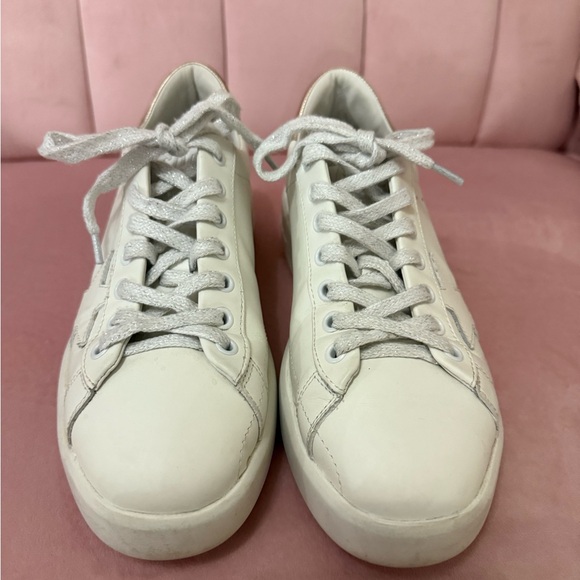 Golden Goose PureStar Women's White and Bronze Metallic Sneakers. Size 38 - Picture 10 of 16